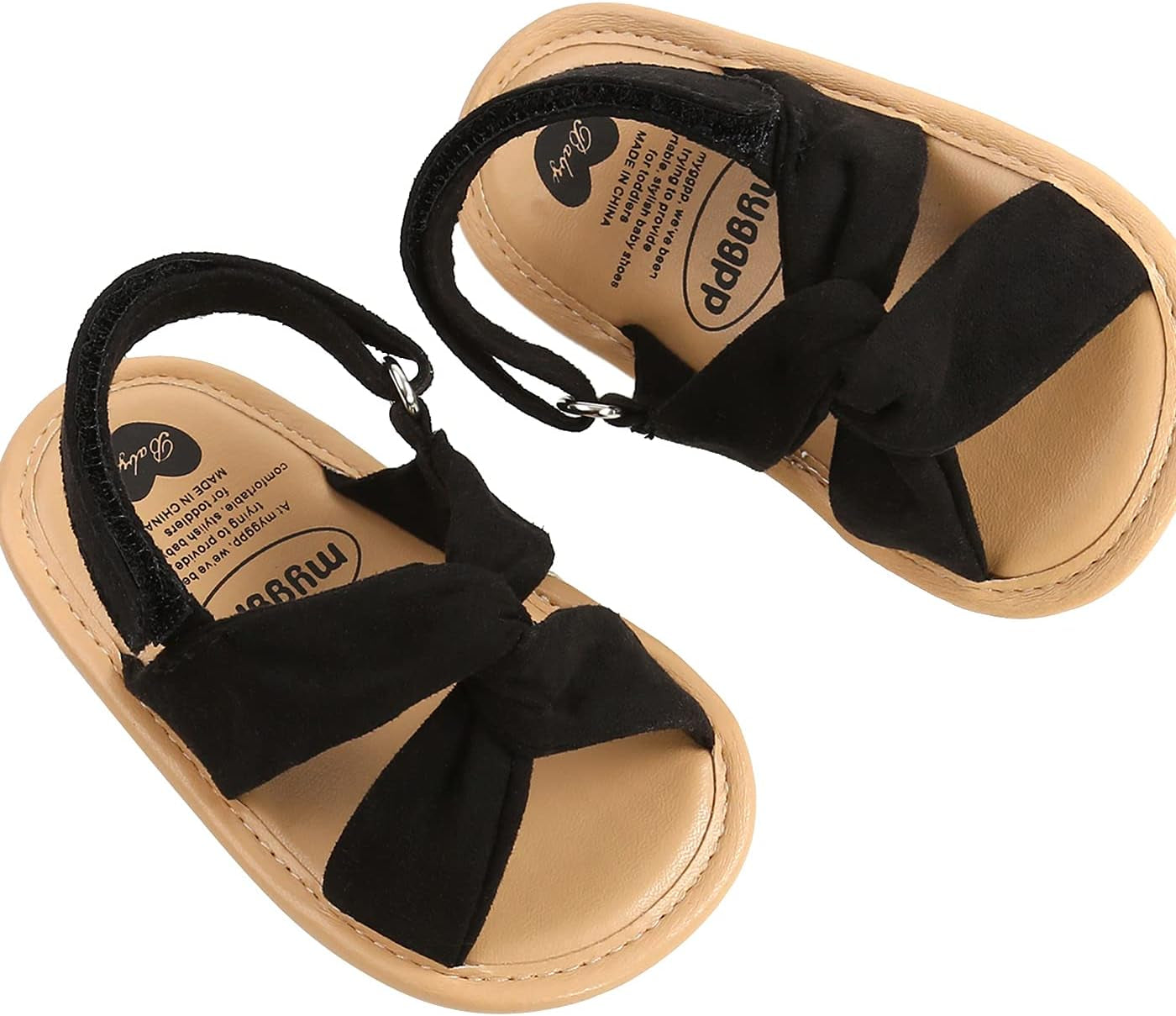 Breathable Summer Baby Girls Sandals Simple Style Solid Color Soft Sole Prewalker